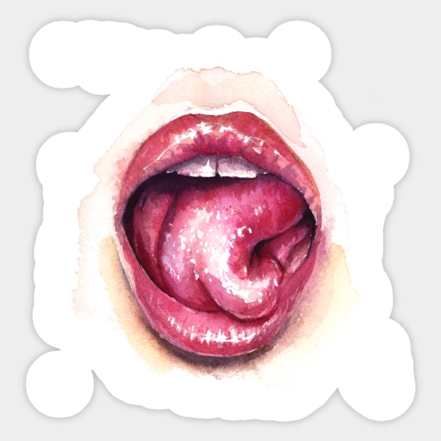 Lips #2 Sticker by Kira Balan